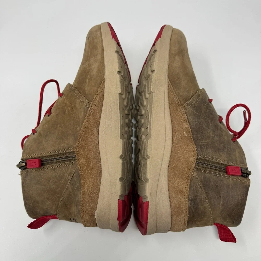 Ugg‎ Canoe III Weather Boots 1120972K Chestnut Red Laces Youth Size 5